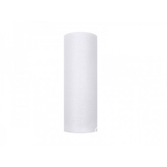2Tiul gładki 30cm x 9m - biały