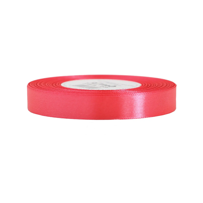 Wstążka satynowa MALINOWA 12mm/32m (046)