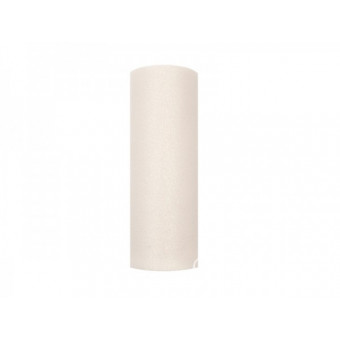 2Tiul gładki 15cm x 9m - ecru