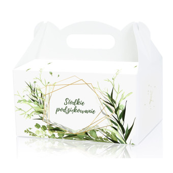 Pudełka na ciasto - zielona...