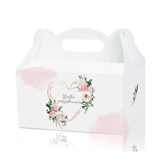 Pudełka na ciasto - różowa...