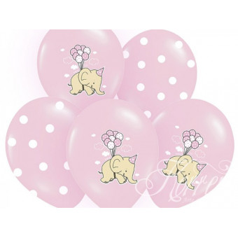 Balony Słonik, Pastel Light...