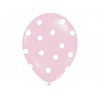 2Balony Słonik, Pastel Light Blue urodziny chrzest Mix - różowe 30cm 6szt